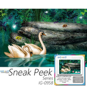 Ingooood-Jigsaw Puzzle 1000 Pieces-Sneak Peek Series-Scenery in The Lake_IG-0958 Entertainment Toys for Graduation or Birthday Gift Home Decor - Ingooood