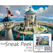 Ingooood-Jigsaw Puzzle 1000 Pieces-Sneak Peek Series-Sea Castle_IG-1402 Entertainment Toys for Adult Special Graduation or Birthday Gift Home Decor - Ingooood
