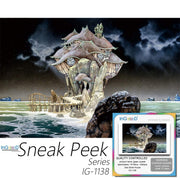 Ingooood-Jigsaw Puzzle 1000 Pieces-Sneak Peek Series- Sea Stone House_IG-1138 Entertainment Toys for Special Graduation or Birthday Gift Home Decor - Ingooood