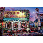 Ingooood-Jigsaw Puzzle 1000 Pieces-Sneak Peek Series-Seaside cafe_IG-1510 Entertainment Toys for Adult Graduation or Birthday Gift Home Decor - Ingooood