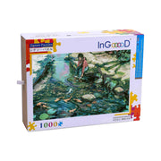 Ingooood-Jigsaw Puzzle 1000 Pieces-Sneak Peek Series-Secluded stream_IG-1595 Entertainment Toys for Adult Graduation or Birthday Gift Home Decor - Ingooood_US