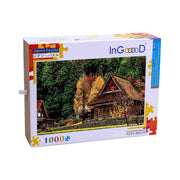 Ingooood-Jigsaw Puzzle 1000 Pieces-Sneak Peek Series-Shirakawa-go_IG-1569 Entertainment Toys for Adult Graduation or Birthday Gift Home Decor - Ingooood_US