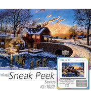 Ingooood-Jigsaw Puzzle 1000 Pieces-Sneak Peek Series-Skating_IG-1022 Entertainment Toys for Adult Special Graduation or Birthday Gift Home Decor - Ingooood
