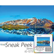 Ingooood-Jigsaw Puzzle 1000 Pieces-Sneak Peek Series- Snow Mountain Lake_IG-1273 Entertainment Toys for Adult Special Graduation or Birthday Gift Home Decor - Ingooood