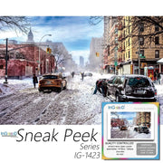 Ingooood-Jigsaw Puzzle 1000 Pieces-Sneak Peek Series-Snowfield_IG-1423 Entertainment Toys for Adult Special Graduation or Birthday Gift Home Decor - Ingooood