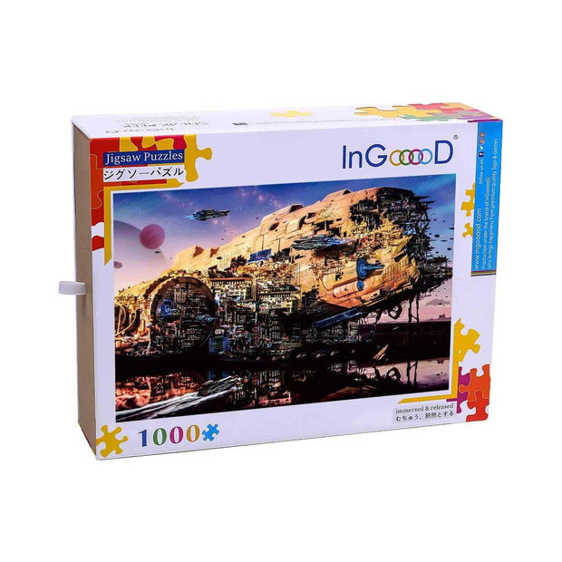 Ingooood-Jigsaw Puzzle 1000 Pieces-Sneak Peek Series-Space capsule_IG-1591 Entertainment Toys for Adult Graduation or Birthday Gift Home Decor - Ingooood_US