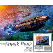 Ingooood-Jigsaw Puzzle 1000 Pieces-Sneak Peek Series-Spacecraft_IG-1338 Entertainment Toys for Adult Special Graduation or Birthday Gift Home Decor - Ingooood
