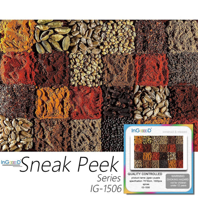 Ingooood-Jigsaw Puzzle 1000 Pieces-Sneak Peek Series-spices_IG-1506 Entertainment Toys for Adult Graduation or Birthday Gift Home Decor - Ingooood