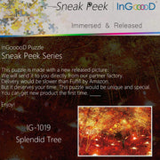 Ingooood-Jigsaw Puzzle 1000 Pieces-Sneak Peek Series-Splendid Tree_IG-1019 Entertainment Toys for Adult Special Graduation or Birthday Gift Home Decor - Ingooood