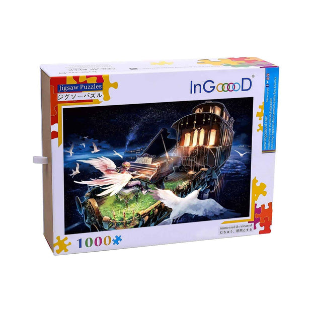 Ingooood-Jigsaw Puzzle 1000 Pieces-Sneak Peek Series-Star performer_IG-1532 Entertainment Toys for Adult Graduation or Birthday Gift Home Decor - Ingooood