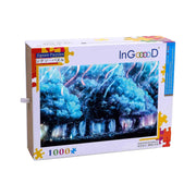 Ingooood-Jigsaw Puzzle 1000 Pieces-Sneak Peek Series-Starry sky plant_IG-1594 Entertainment Toys for Adult Graduation or Birthday Gift Home Decor - Ingooood_US