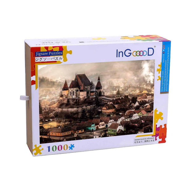 Ingooood-Jigsaw Puzzle 1000 Pieces-Sneak Peek Series-steam era_IG-1566 Entertainment Toys for Adult Graduation or Birthday Gift Home Decor - Ingooood_US