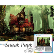 Ingooood-Jigsaw Puzzle 1000 Pieces-Sneak Peek Series-Strange House_IG-1056 Entertainment Toys for Adult Special Graduation or Birthday Gift Home Decor - Ingooood