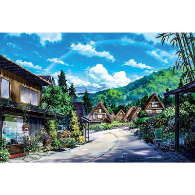Ingooood-Jigsaw Puzzle 1000 Pieces-Sneak Peek Series-Summer street_IG-1557 Entertainment Toys for Adult Graduation or Birthday Gift Home Decor - Ingooood_US