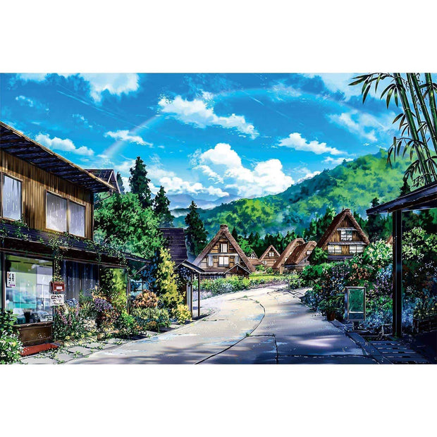 Ingooood-Jigsaw Puzzle 1000 Pieces-Sneak Peek Series-Summer street_IG-1557 Entertainment Toys for Adult Graduation or Birthday Gift Home Decor - Ingooood_US