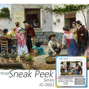 Ingooood- Jigsaw Puzzle 1000 Pieces- Sneak Peek Series-Town Style_IG-0663 Entertainment Toys for Adult Special Graduation or Birthday Gift Home Decor - Ingooood