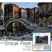 Ingooood- Jigsaw Puzzle 1000 Pieces- Sneak Peek Series-Venice Town Scenery_IG-0914 Entertainment Toys for Graduation or Birthday Gift Home Decor - Ingooood