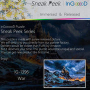 Ingooood-Jigsaw Puzzle 1000 Pieces-Sneak Peek Series-War_IG-1396 Entertainment Toys for Adult Special Graduation or Birthday Gift Home Decor - Ingooood