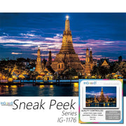 Ingooood-Jigsaw Puzzle 1000 Pieces-Sneak Peek Series- Wat Arun_IG-1176 Entertainment Toys for Adult Special Graduation or Birthday Gift Home Decor - Ingooood