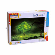 Ingooood-Jigsaw Puzzle 1000 Pieces-Sneak Peek Series-Weeping willow_IG-1572 Entertainment Toys for Adult Graduation or Birthday Gift Home Decor - Ingooood_US