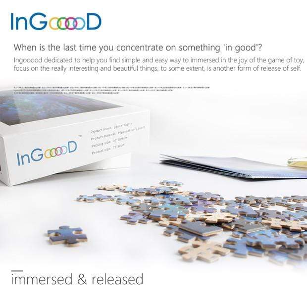 Ingooood Jigsaw Puzzles 500 Pieces - Aliens Incoming - Ingooood