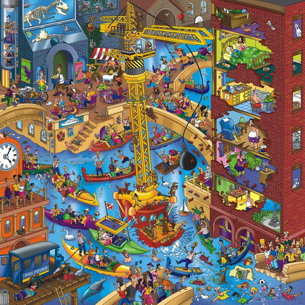 Ingooood Jigsaw Puzzles 500 Pieces - Puppy's Attack - Ingooood