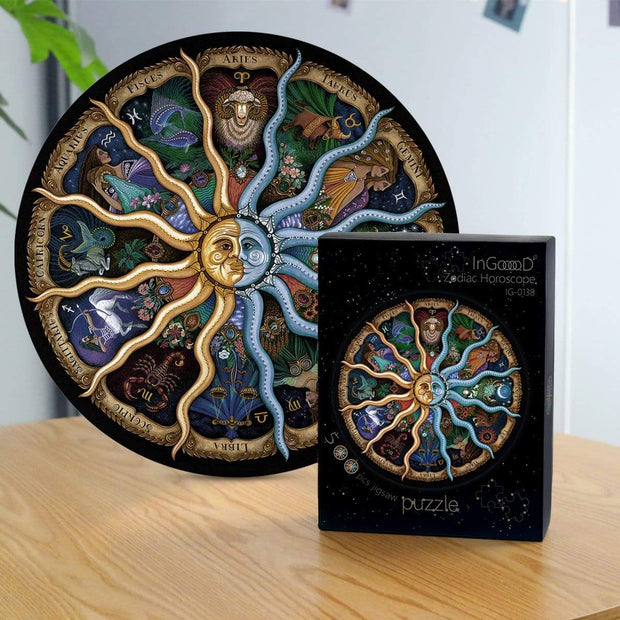 Ingooood Jigsaw Puzzles 500 pieces - Zodiac Horoscope - Ingooood