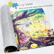 Ingooood Plastic Jigsaw Puzzle 1000 Pieces for Adult - Dream House of Young Lady - Ingooood