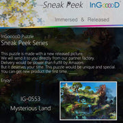 Ingooood Plastic Jigsaw Puzzle 1000 Pieces for Adult - Mysterious Land - Ingooood