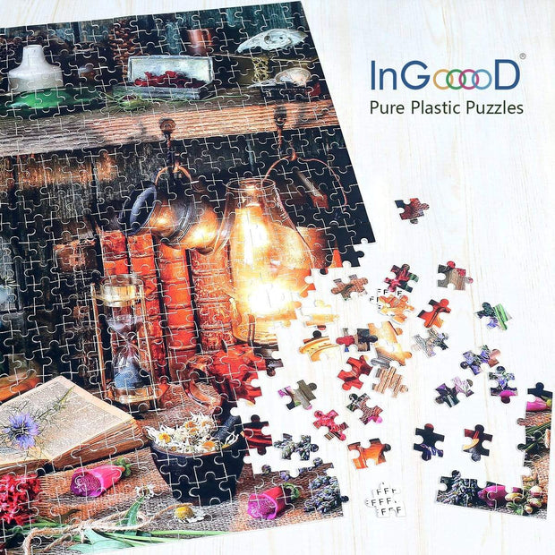 Ingooood Plastic Jigsaw Puzzle 1000 Pieces for Adult - Workbench - Ingooood