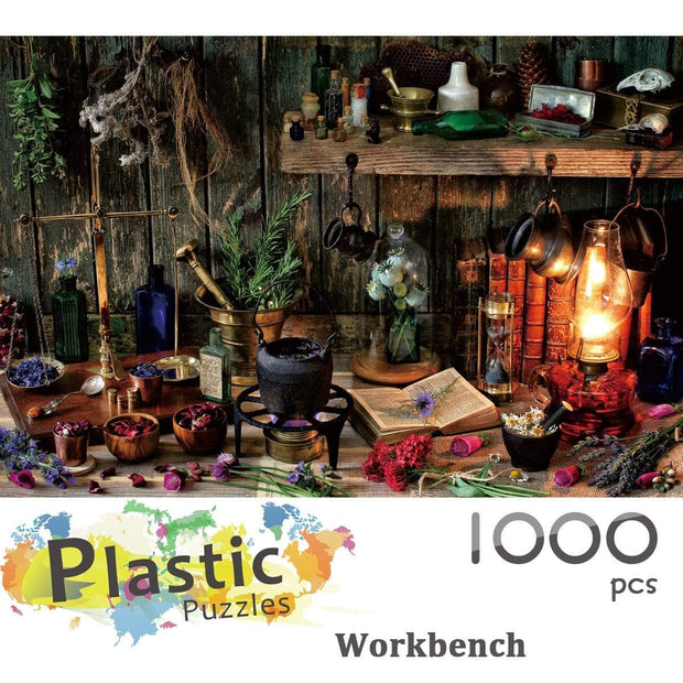 Ingooood Plastic Jigsaw Puzzle 1000 Pieces for Adult - Workbench - Ingooood