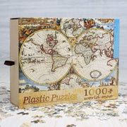 Ingooood Plastic Jigsaw Puzzle 1000 Pieces for Adult - World Map - Ingooood