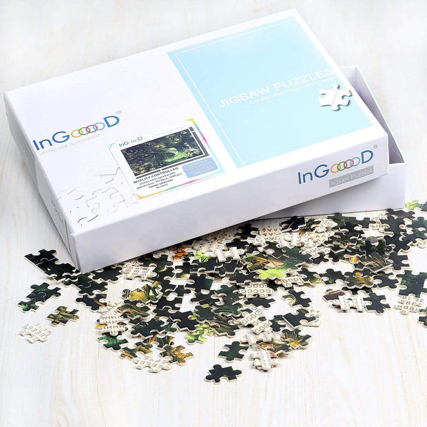 Ingooood Wooden Jigsaw Puzzle 1000 Pieces for Adult - Anime Dragon - Ingooood