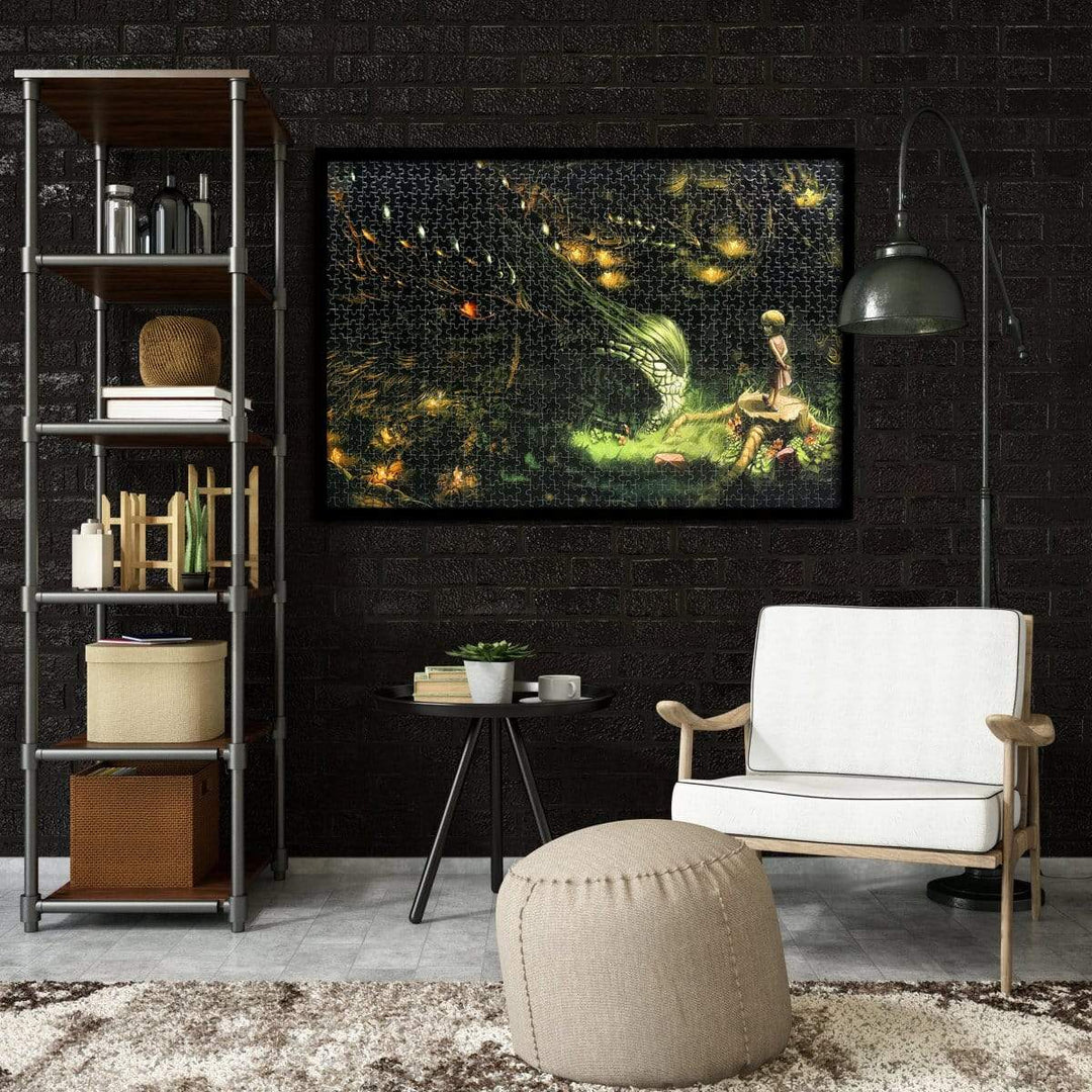 Ingooood Wooden Jigsaw Puzzle 1000 Pieces for Adult - Anime Dragon