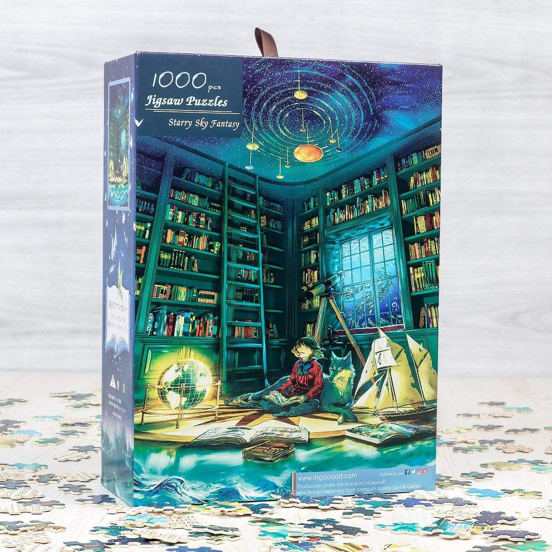 Ingooood Wooden Jigsaw Puzzle 1000 Pieces for Adult Boundless
