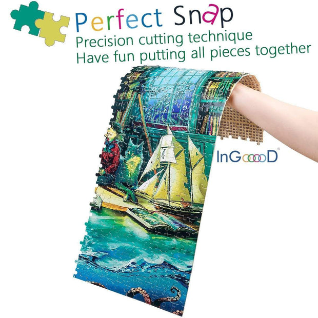 Ingooood Wooden Jigsaw Puzzle 1000 Pieces for Adult - Boundless - Ingooood