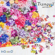 Ingooood Wooden Jigsaw Puzzle 1000 Pieces for Adult - Flower - Ingooood