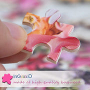 Ingooood Wooden Jigsaw Puzzle 1000 Pieces for Adult - Flower - Ingooood
