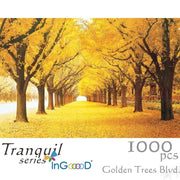Ingooood Wooden Jigsaw Puzzle 1000 Pieces for Adult - Golden Trees - Ingooood