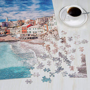 Ingooood Wooden Jigsaw Puzzle 1000 Pieces for Adult - Italy Waterside Town - Ingooood