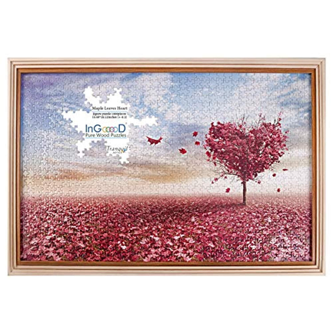 Ingooood Wooden Jigsaw Puzzle 1000 Pieces for Adult - Maple Ingooood Wooden Jigsaw Puzzle 1000 Pieces for Adult - Maple