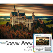 Ingooood Wooden Jigsaw Puzzle 1000 Pieces for Adult - New Swan Stone Castle - Ingooood