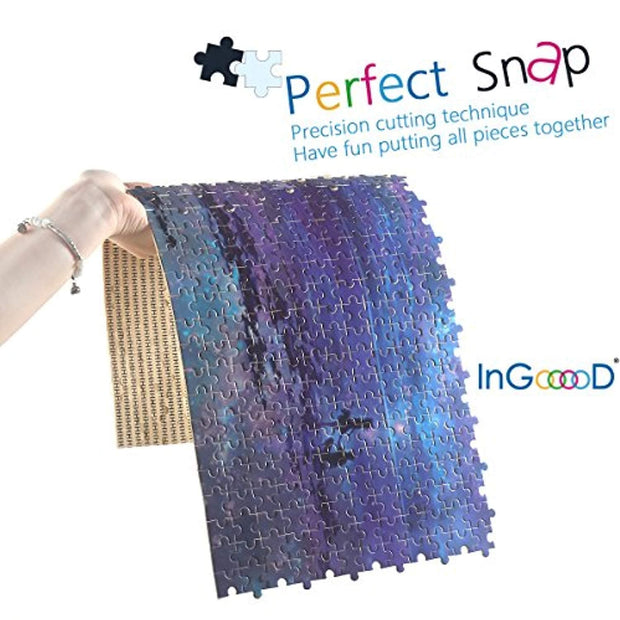 Ingooood Wooden Jigsaw Puzzle 1000 Pieces for Adult - Romantic Star Sea - Ingooood