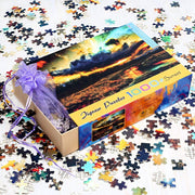 Ingooood Wooden Jigsaw Puzzle 1000 Pieces for Adult - Sunset - Ingooood