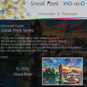 Ingooood Wooden Jigsaw Puzzle 1000 Pieces for Adult - Vltava River - Ingooood