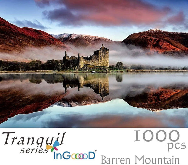 Ingooood- Jigsaw Puzzles 1000 Pieces for Adult- Tranquil Series- Barren Mountain - Ingooood jigsaw puzzle 1000 piece